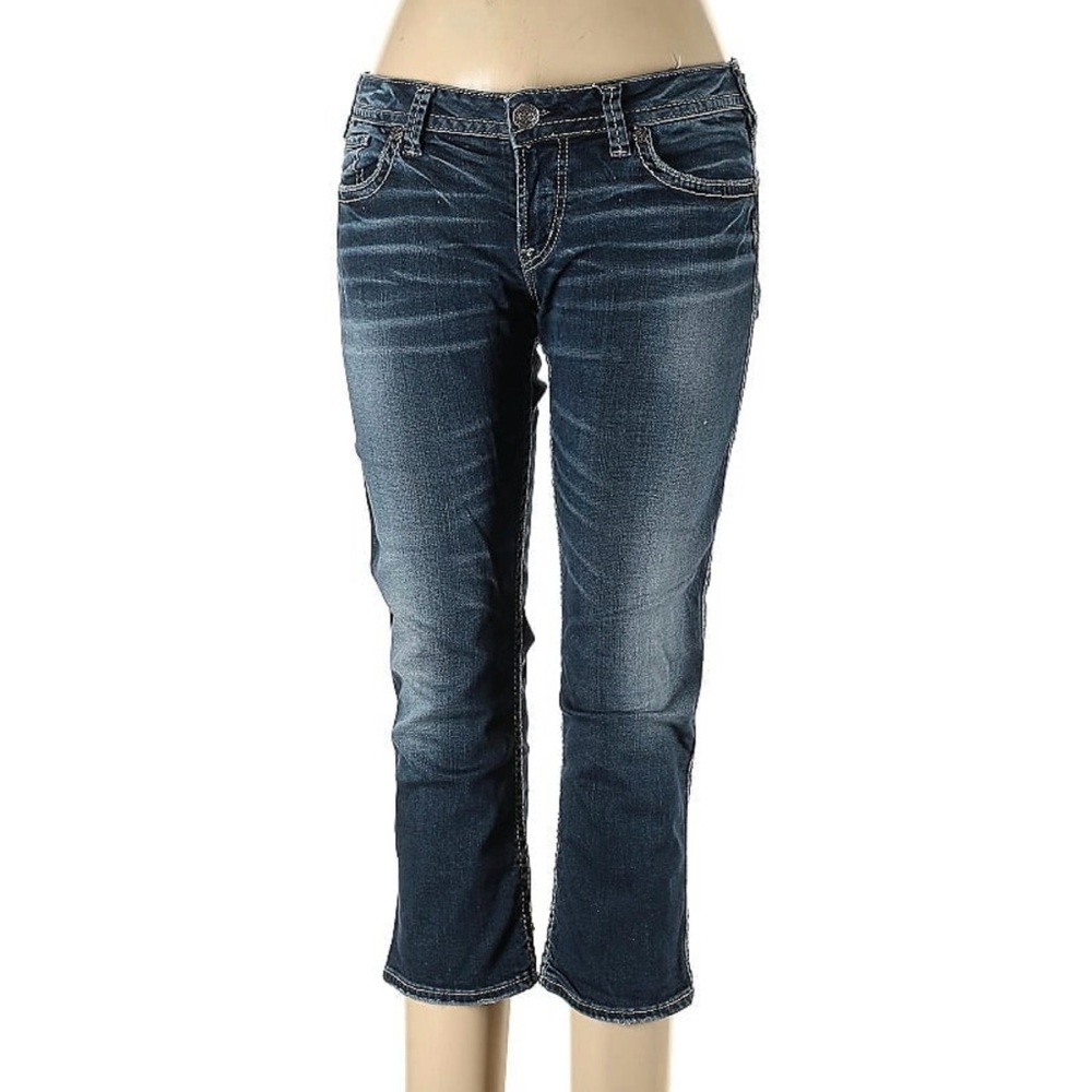 Silver jeans Aiko Capri crop jeans sz 30
